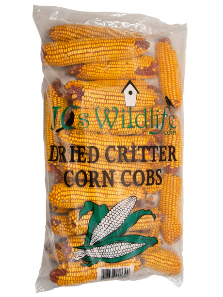 JCS Wildlife Dried Squirrel Corn Cobs - Grown in Southern Indiana - Each Bag Weighs About 14 lbs - JCS Wildlife