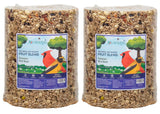 JCS Wildlife No Mess, No Waste Fruit Blend Premium Bird Seed Large Cylinder, 4.5 lb - JCS Wildlife