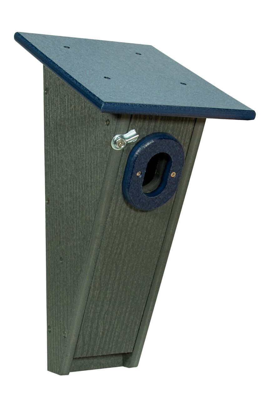 JCS Wildlife Peterson Bluebird House (Gray and Blue)
