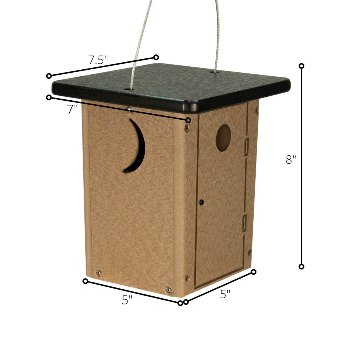 JCs Wildlife Poly Outhouse Wren House