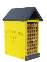 JCS Wildlife Small Poly Lumber and Pine Mason Bee House - Made in the USA - JCS Wildlife