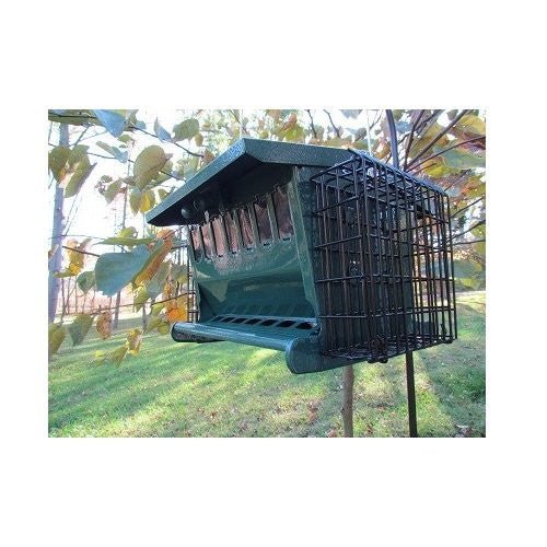 Mini Seeds N More Hopper Feeder by Heritage Farms with 2 suet cages - JCS Wildlife