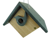 Nature Products USA Classic Cedar & Recycled Poly Lumber Wren Birdhouse with Predator Guard Portal - JCS Wildlife