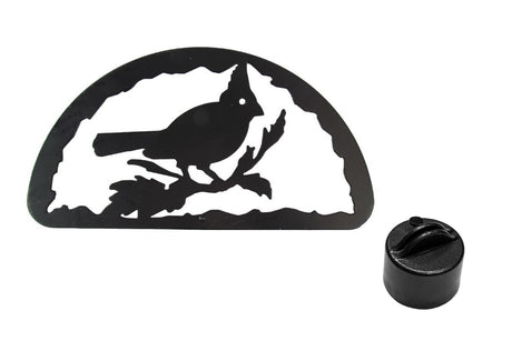 Replacement Part: SQC05003 Cardinal Topper and Cap for Squirrel Stopper Deluxe - JCS Wildlife
