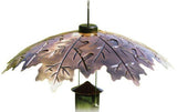 Woodlink Brushed Copper 18" Oak Leaf Bird Feeder Weather Shield, COPLEAF18 - JCS Wildlife